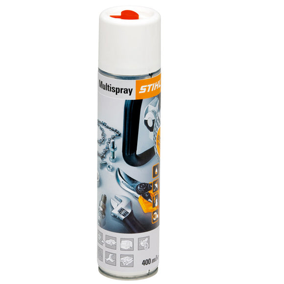 STIHL Multispray Lubricates, dissolves, cleans and protects